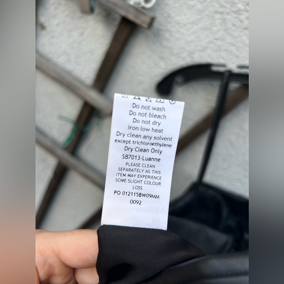 HOUSE OF CB 'Luanne' Black Vegan Leather Corset Midi Dress - Picture 13 of 13